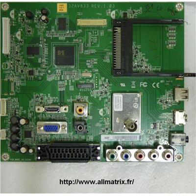 Remise en état Gestion Toshiba 32AV833 REV:1.03 "Dalle Samsung LTA320