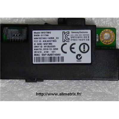 Gestion WIFI Samsung UE48H6800 BN59-01174A WIDT30Q