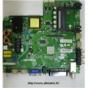 Réparation Gestion PSU_Inverter Blaupunkt B32PW122BK TP.MSD309.BP75 Dalle LG-Philips LC320DXN(SF)(R2)